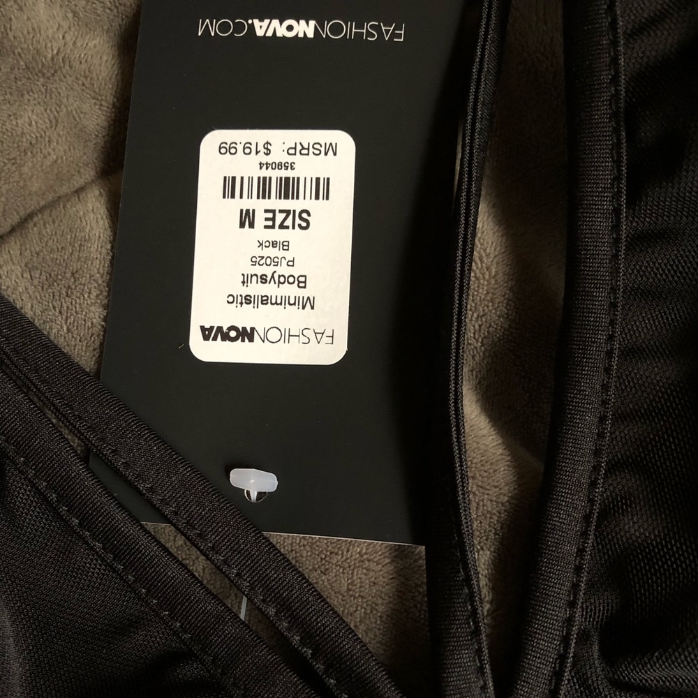 Fashion Nova Minimalistic Bodysuit. Never worn. - Picture 3 of 5